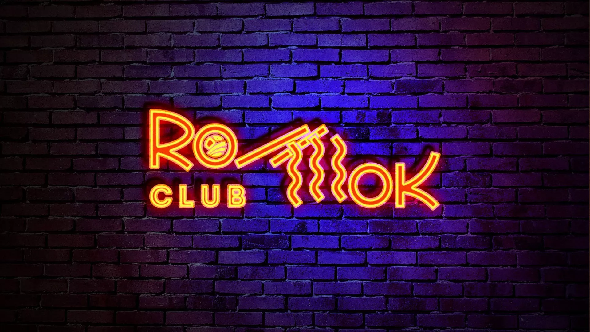 Разработка интерьерной вывески суши-бара «Roll Wok Club» в Городовиковске